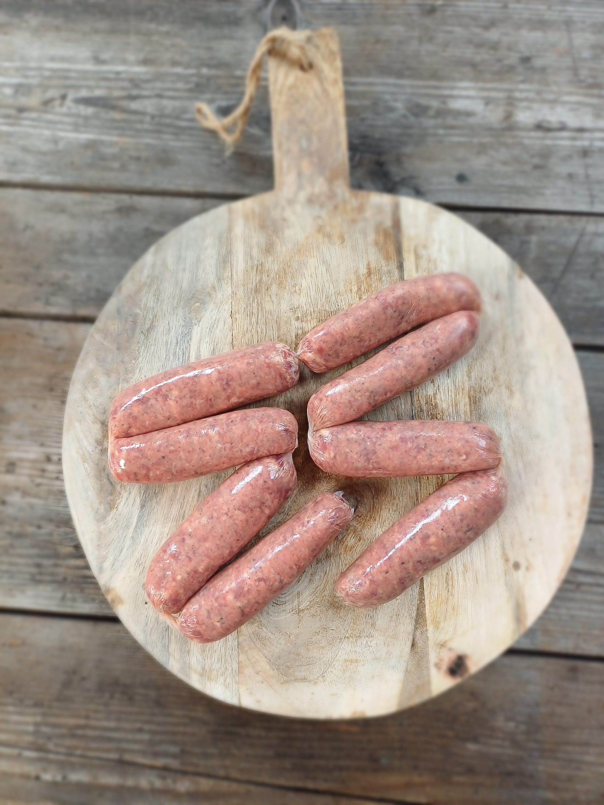 Elston Farm Venison, Juniper and Black Pepper Sausages 1kg