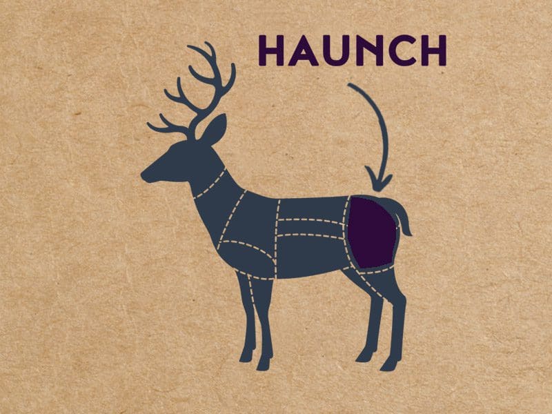 Wild Venison Boneless Haunch Joint - 1.2kg