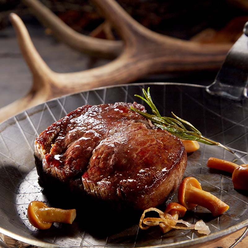 Wild Venison Haunch Rump Steak - pack of 2
