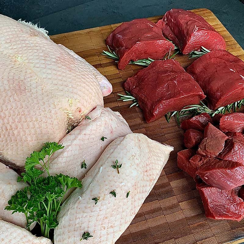 Duck and Venison Meat Box Delivery UK