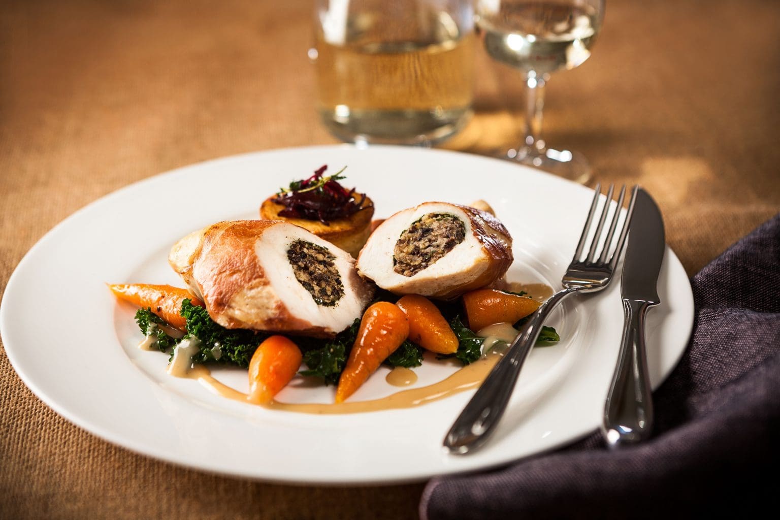 Chicken breast stuffed with haggis & wrapped in pancetta | The Meat Box Company