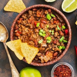 slow cooked chilli